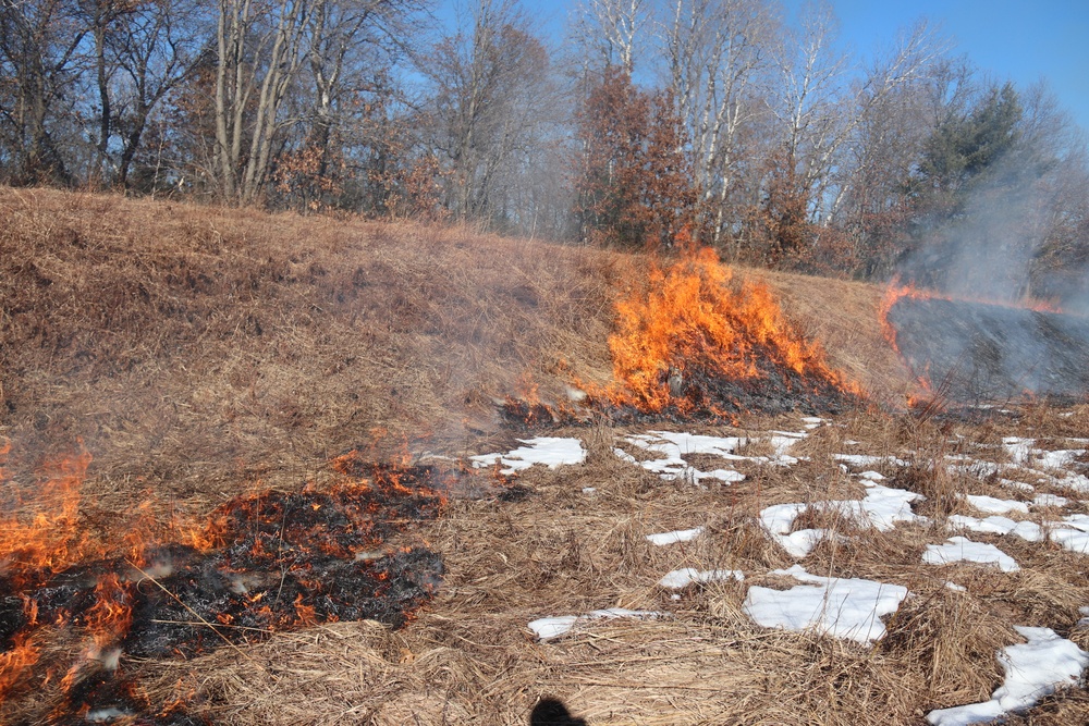 Fort McCoy holds 2023’s first prescribed burn at installation