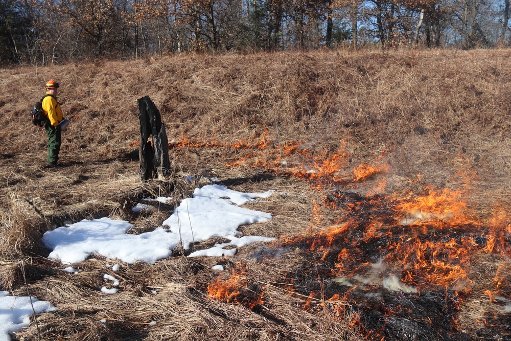 Fort McCoy holds 2023’s first prescribed burn at installation