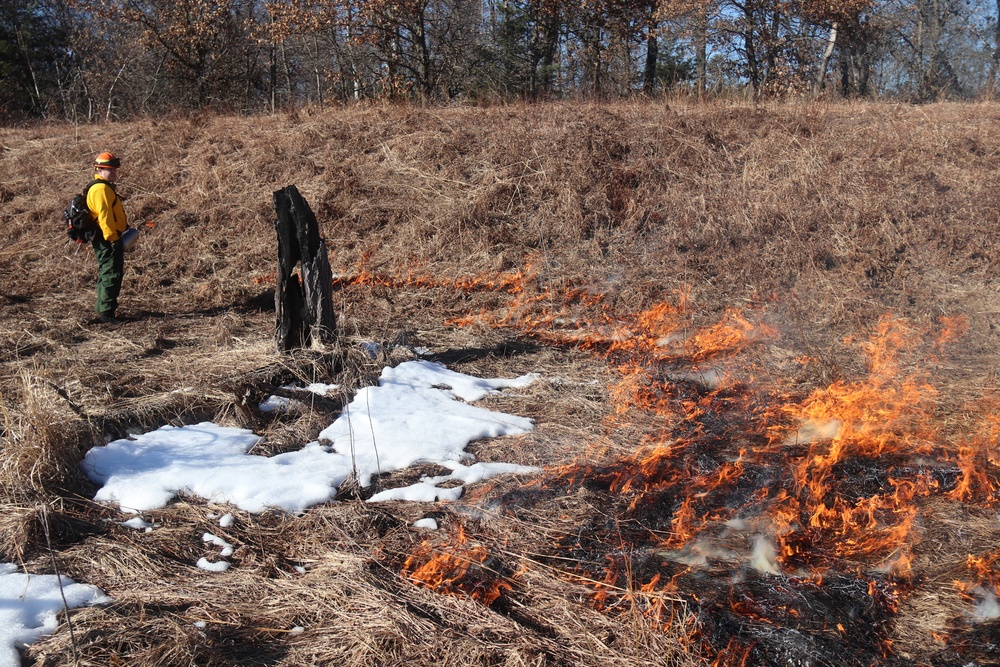 Fort McCoy holds 2023’s first prescribed burn at installation