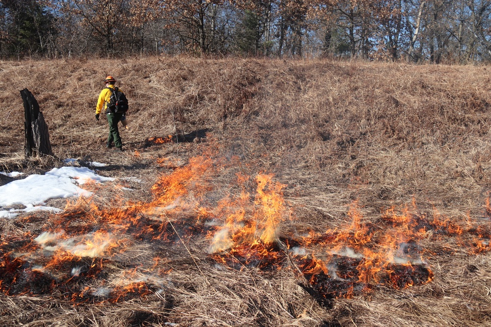 Fort McCoy holds 2023’s first prescribed burn at installation