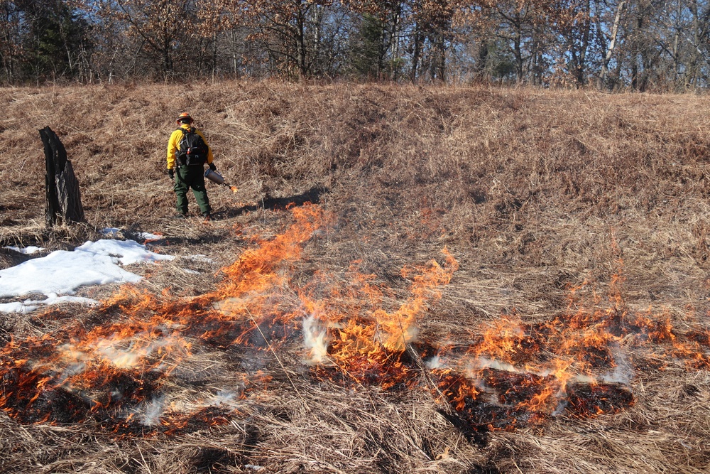 Fort McCoy holds 2023’s first prescribed burn at installation