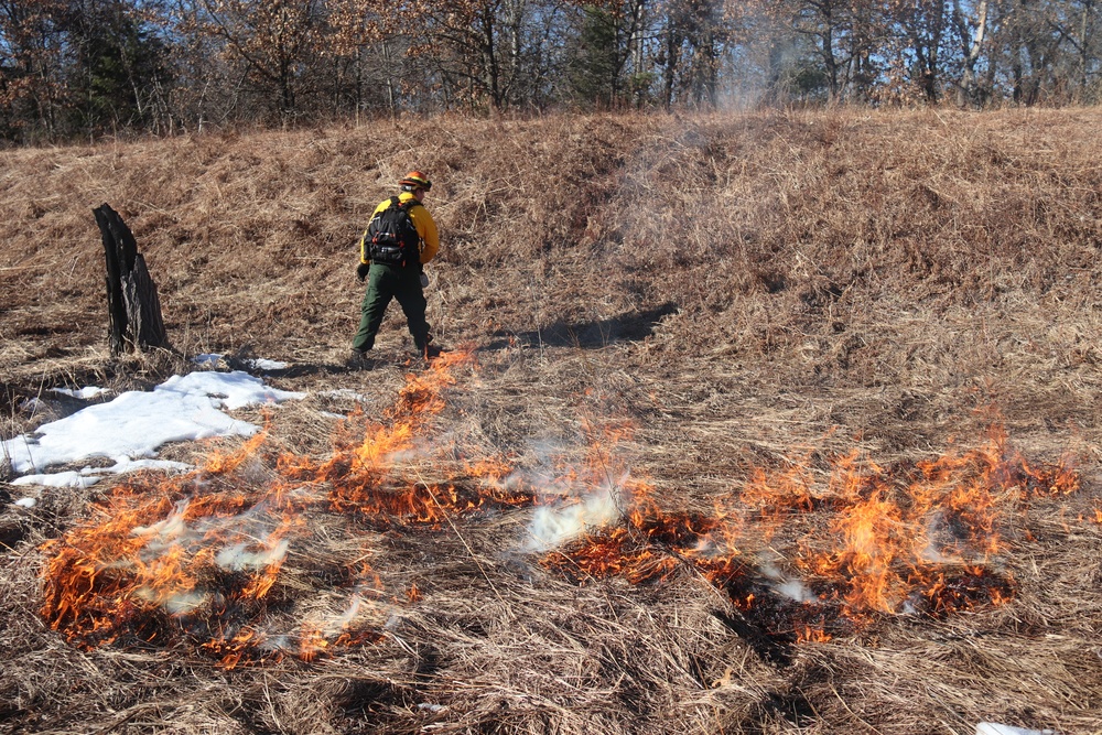 Fort McCoy holds 2023’s first prescribed burn at installation