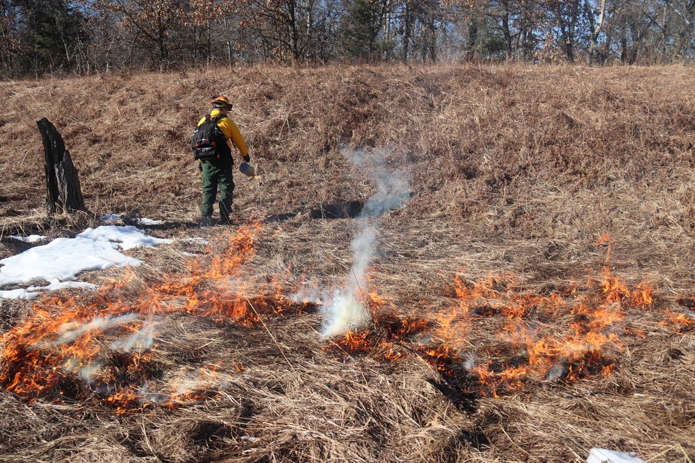 Fort McCoy holds 2023’s first prescribed burn at installation