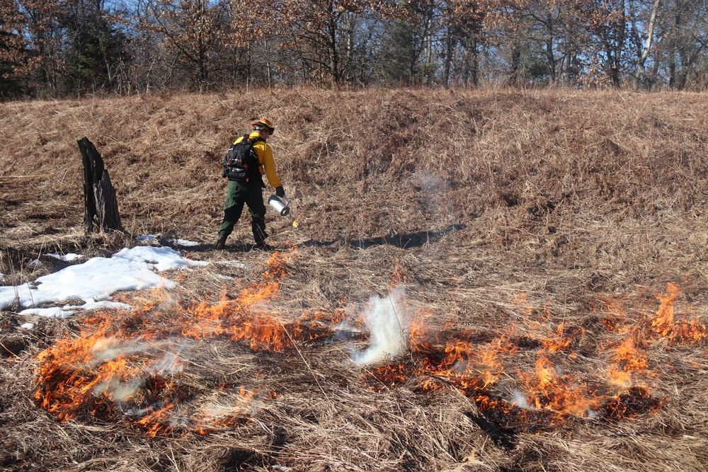 Fort McCoy holds 2023’s first prescribed burn at installation