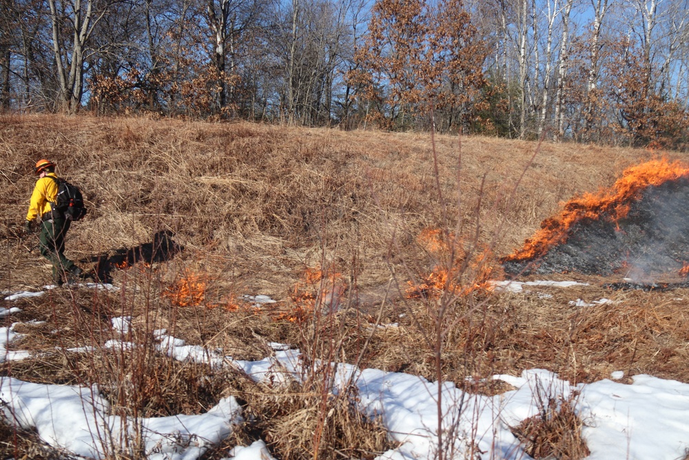 Fort McCoy holds 2023’s first prescribed burn at installation