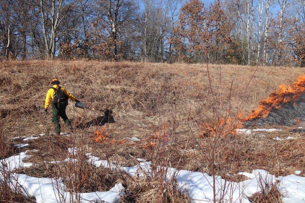 Fort McCoy holds 2023’s first prescribed burn at installation