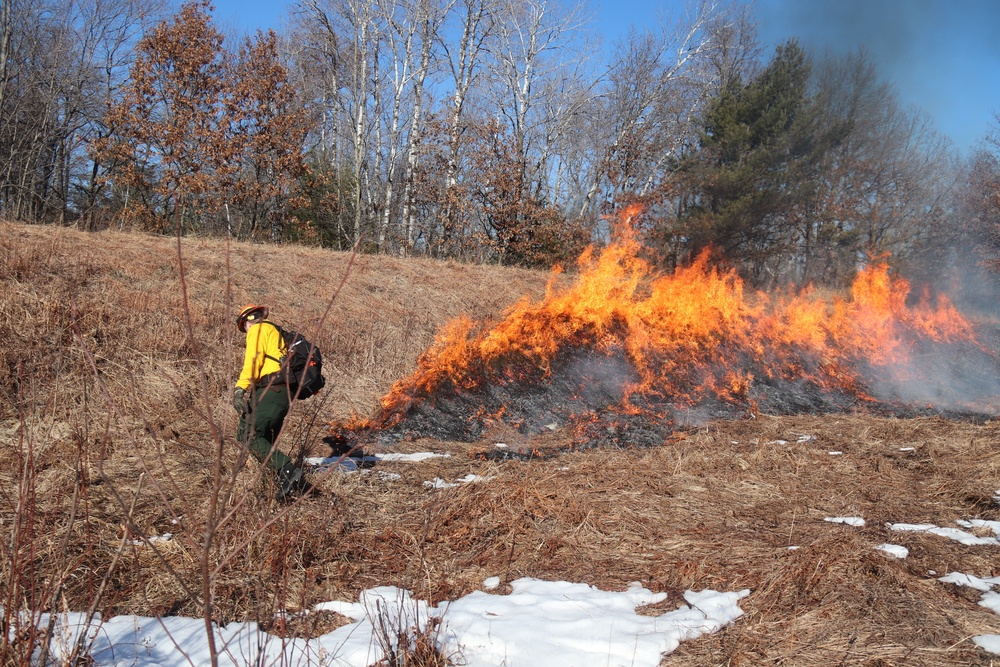 Fort McCoy holds 2023’s first prescribed burn at installation