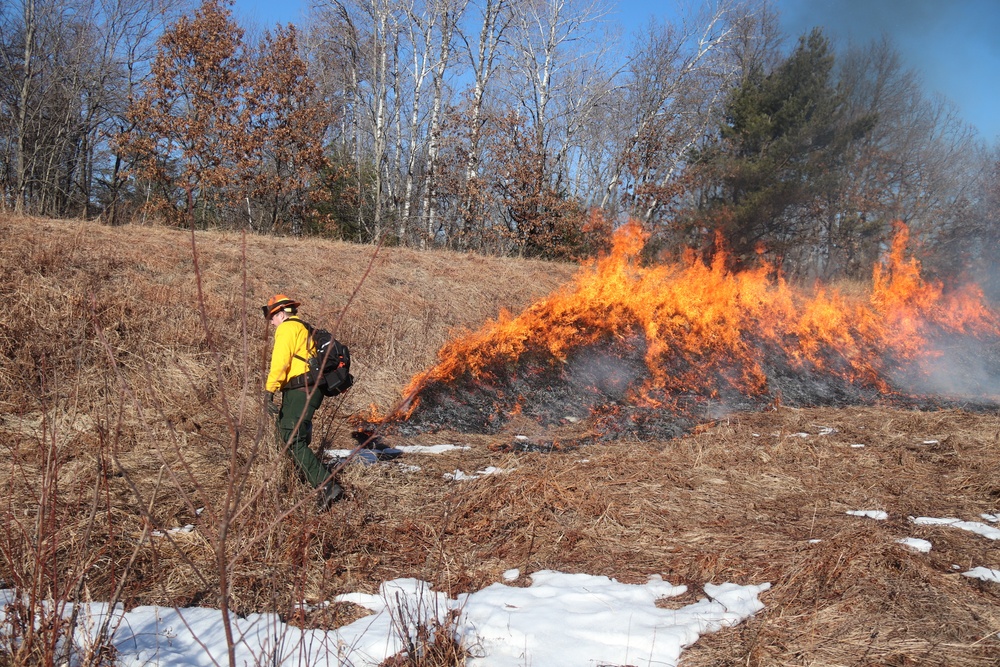 Fort McCoy holds 2023’s first prescribed burn at installation