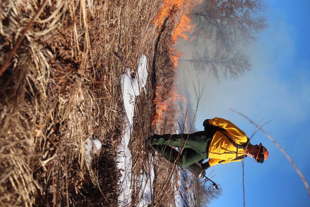 Fort McCoy holds 2023’s first prescribed burn at installation