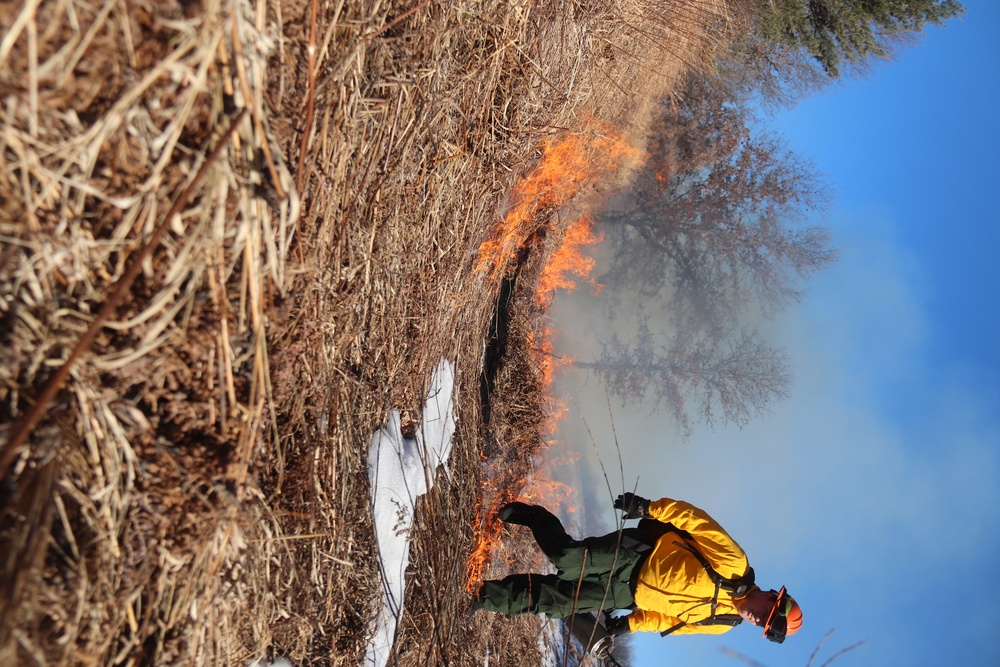 Fort McCoy holds 2023’s first prescribed burn at installation