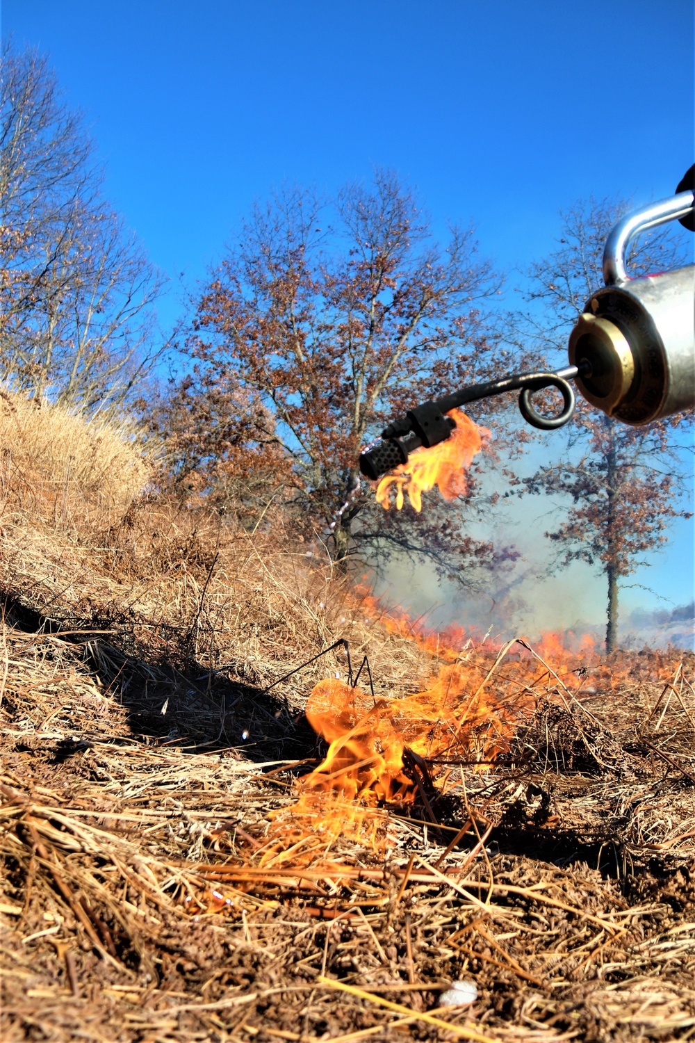 Fort McCoy holds 2023’s first prescribed burn at installation