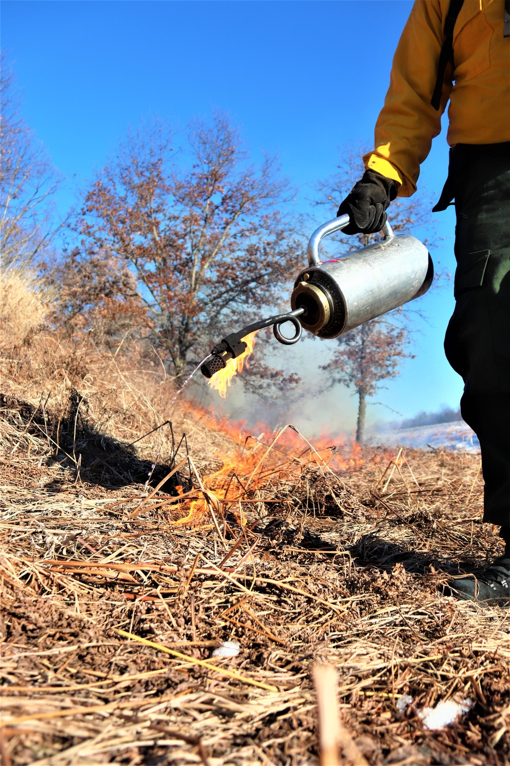 Fort McCoy holds 2023’s first prescribed burn at installation