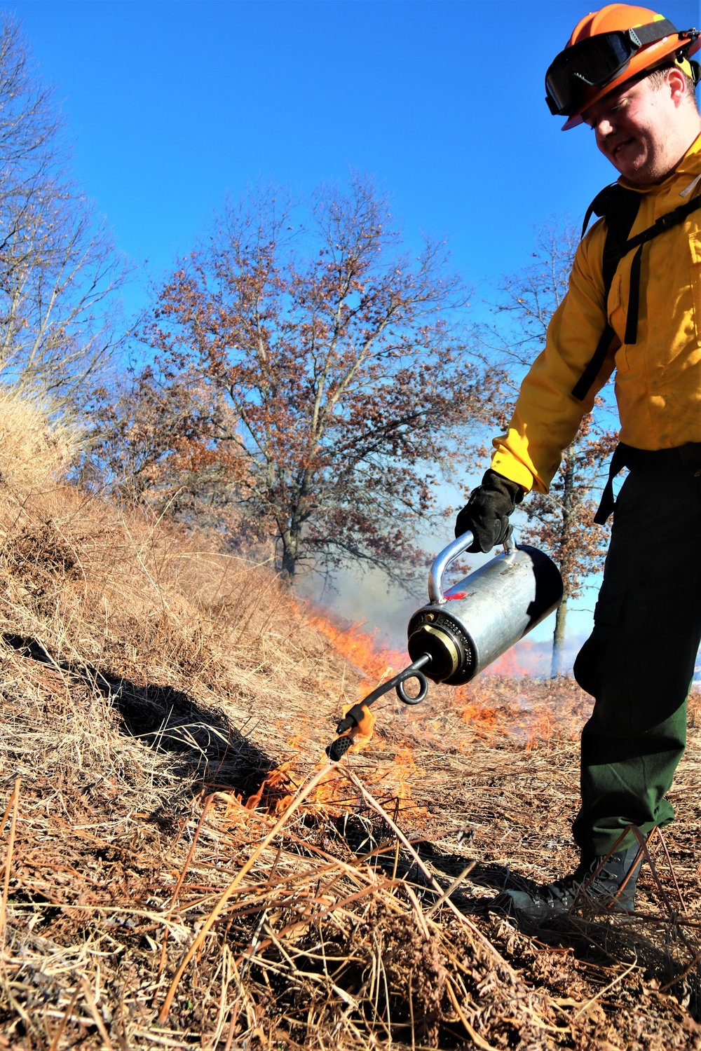 Fort McCoy holds 2023’s first prescribed burn at installation