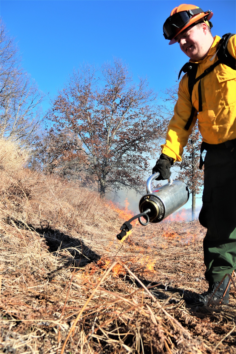 Fort McCoy holds 2023’s first prescribed burn at installation