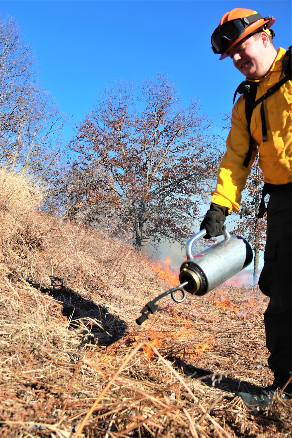 Fort McCoy holds 2023’s first prescribed burn at installation