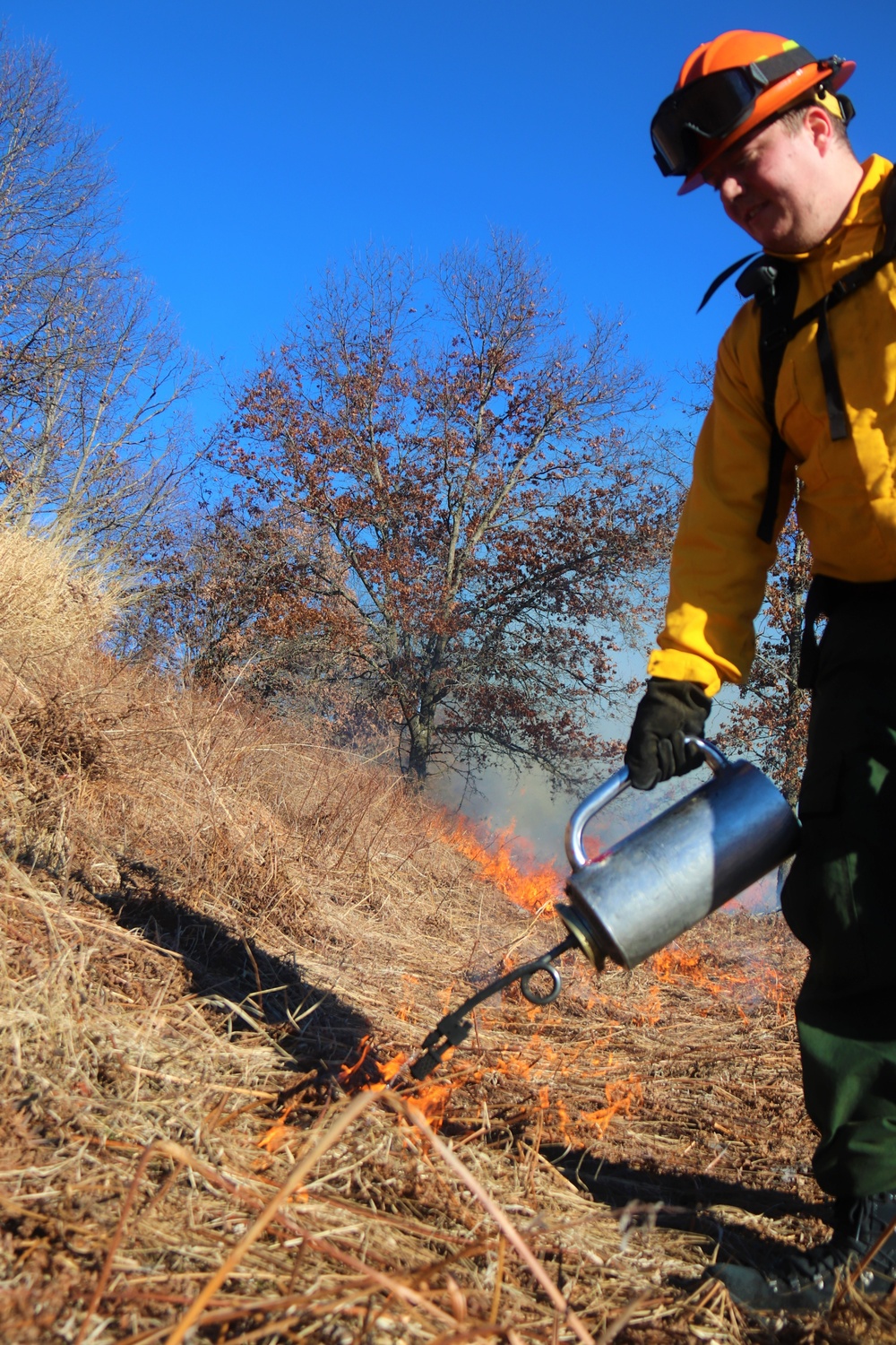 Fort McCoy holds 2023’s first prescribed burn at installation