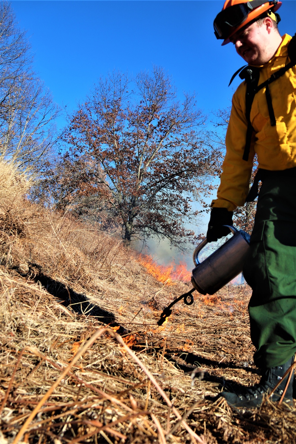 Fort McCoy holds 2023’s first prescribed burn at installation