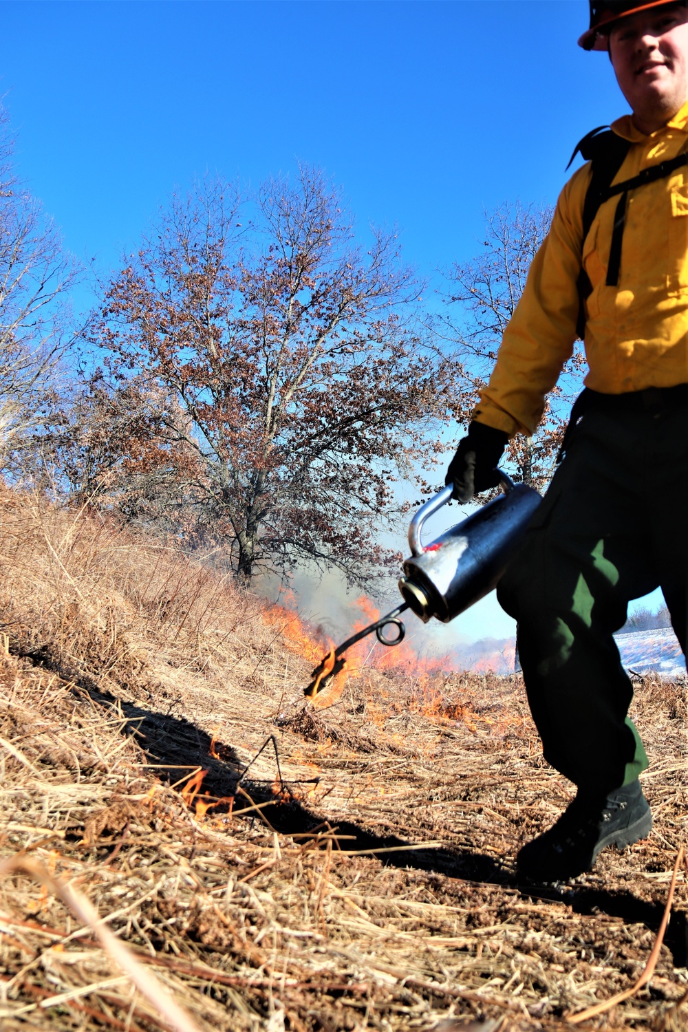 Fort McCoy holds 2023’s first prescribed burn at installation