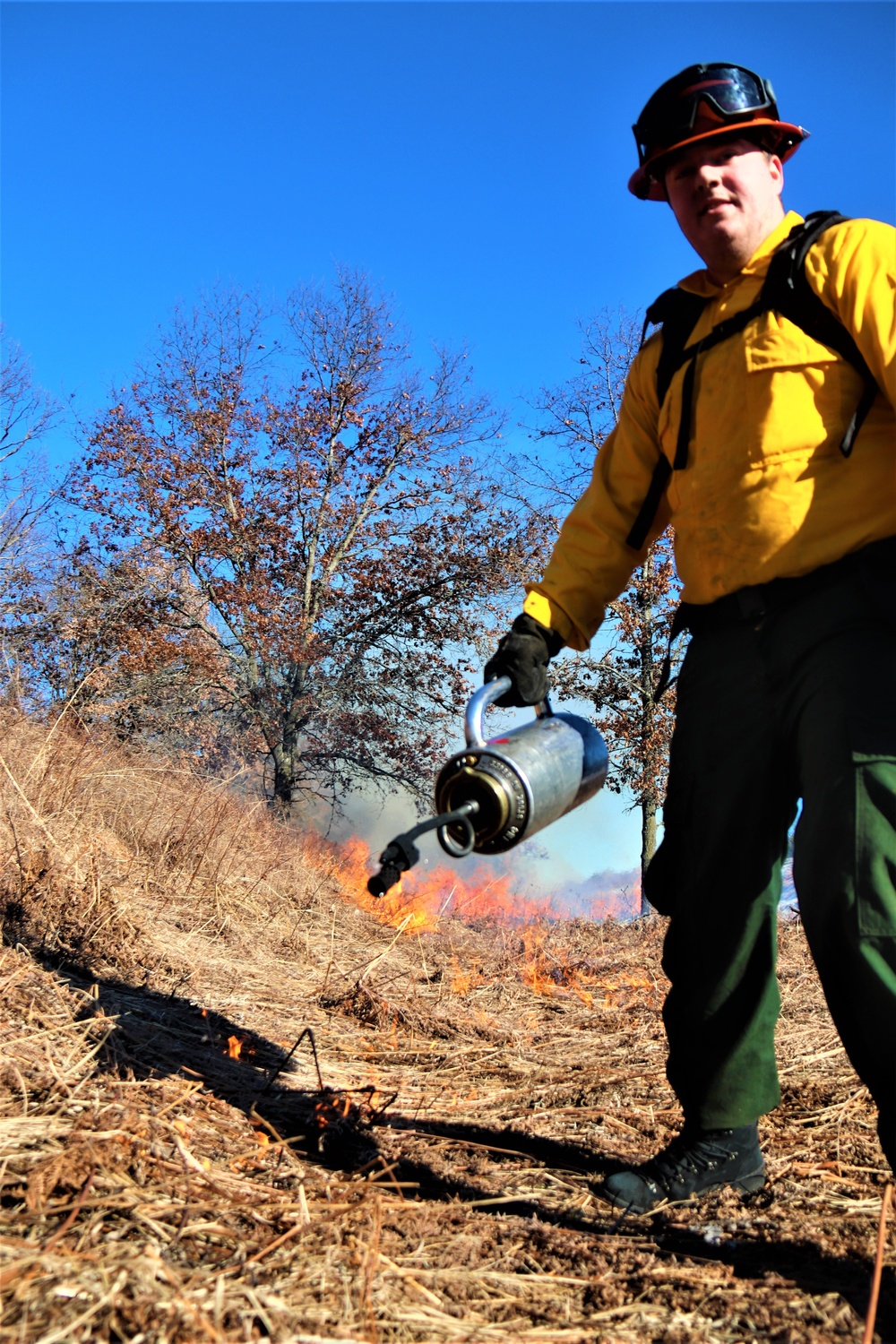 Fort McCoy holds 2023’s first prescribed burn at installation