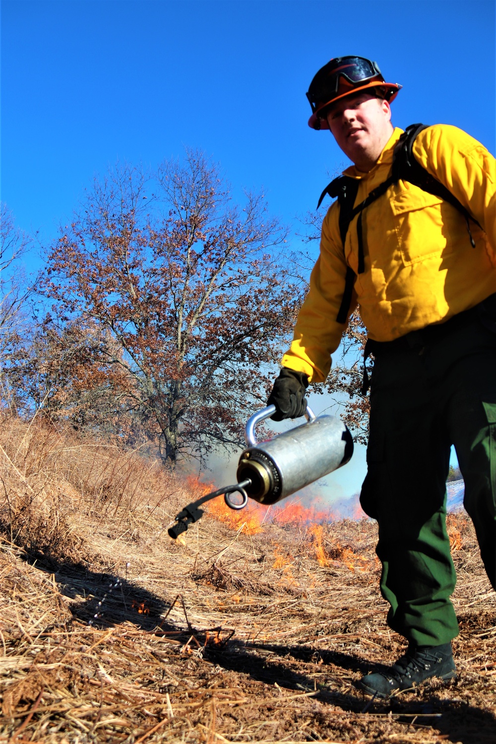 Fort McCoy holds 2023’s first prescribed burn at installation