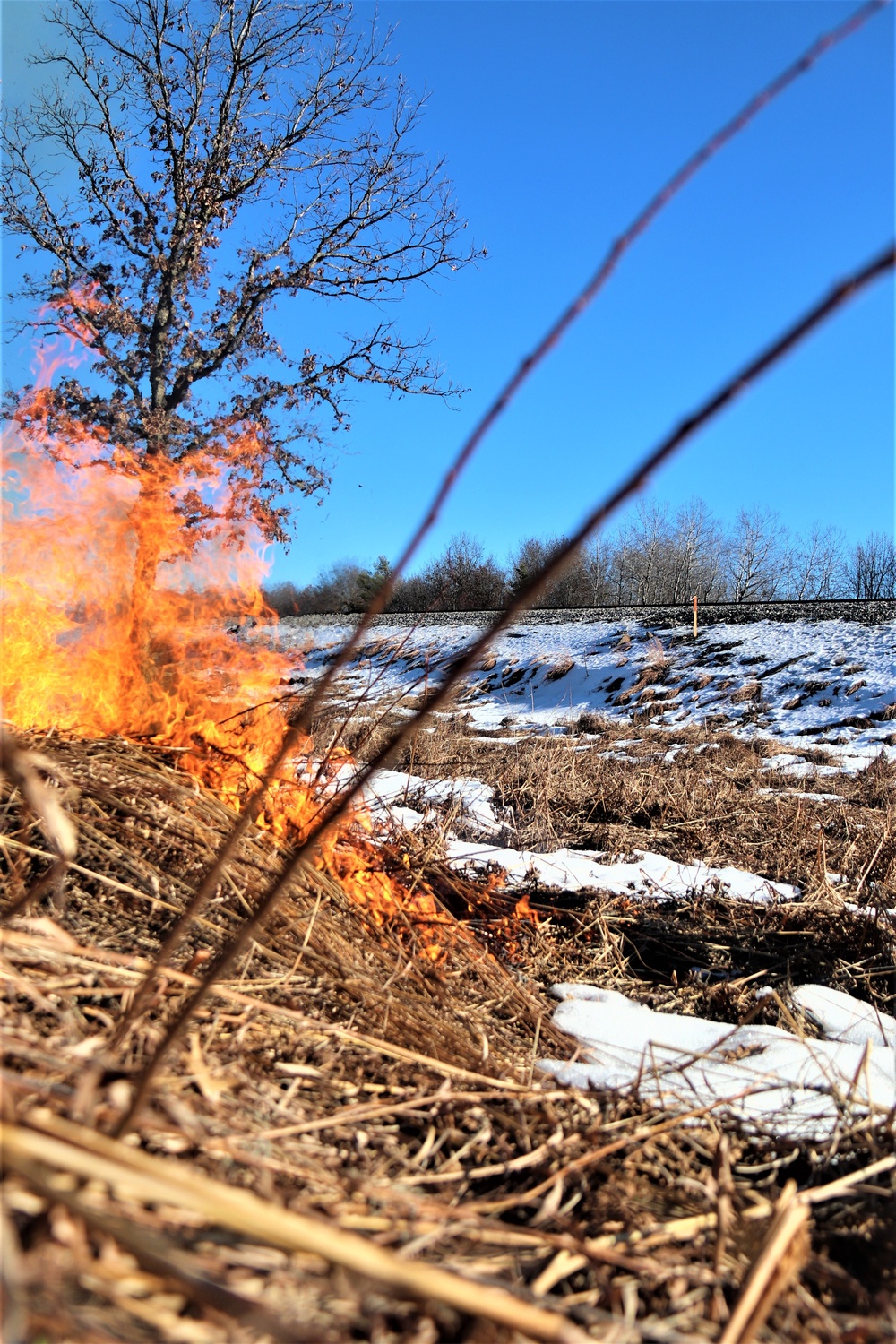 Fort McCoy holds 2023’s first prescribed burn at installation