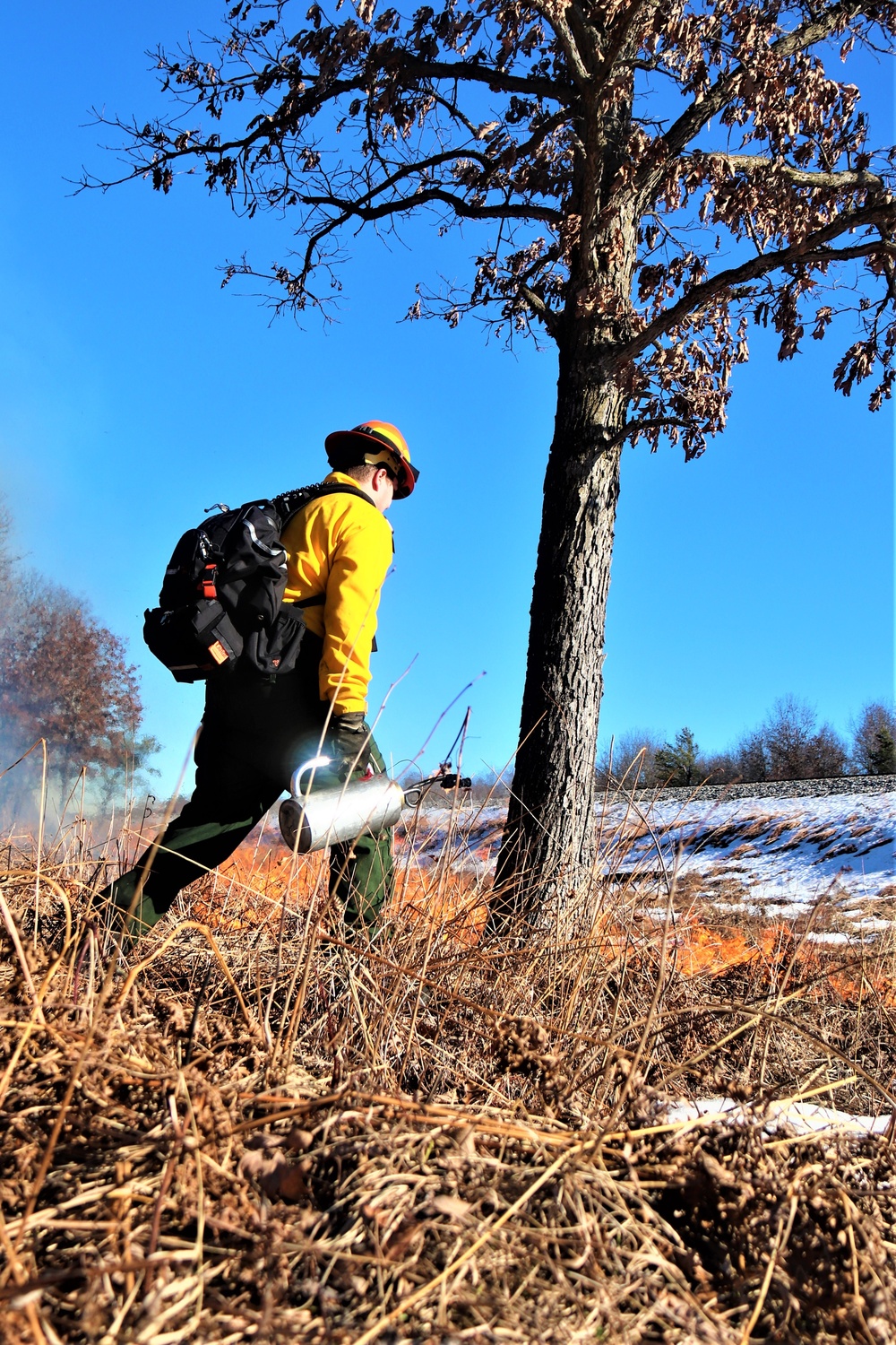 Fort McCoy holds 2023’s first prescribed burn at installation