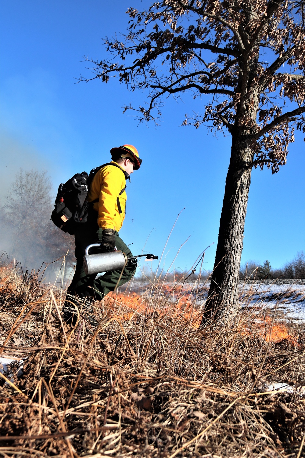 Fort McCoy holds 2023’s first prescribed burn at installation