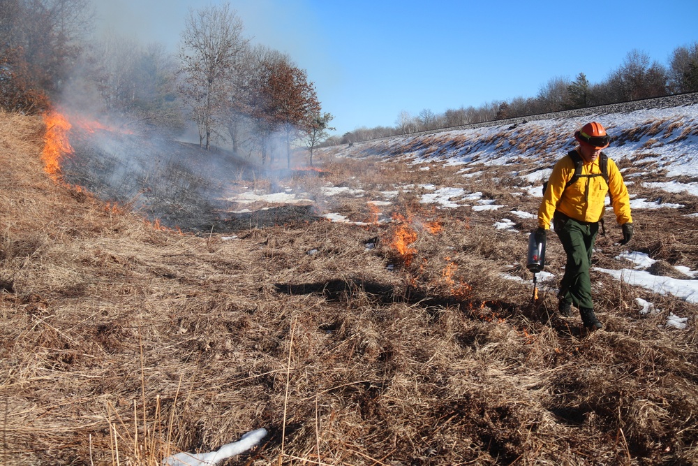 Fort McCoy holds 2023’s first prescribed burn at installation