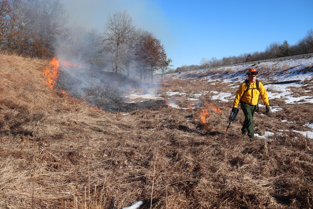 Fort McCoy holds 2023’s first prescribed burn at installation