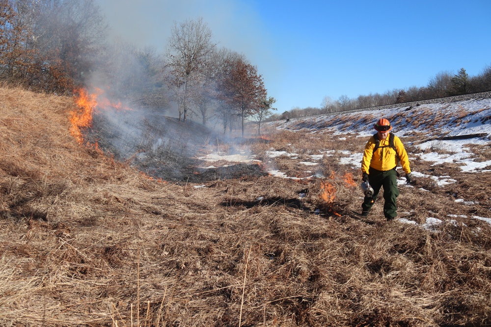 Fort McCoy holds 2023’s first prescribed burn at installation