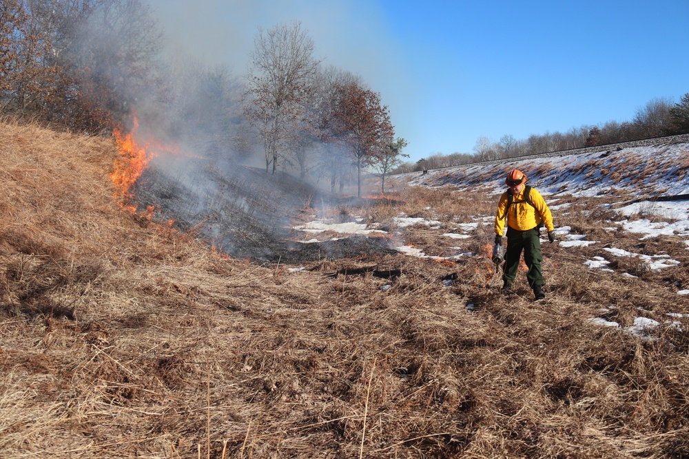 Fort McCoy holds 2023’s first prescribed burn at installation