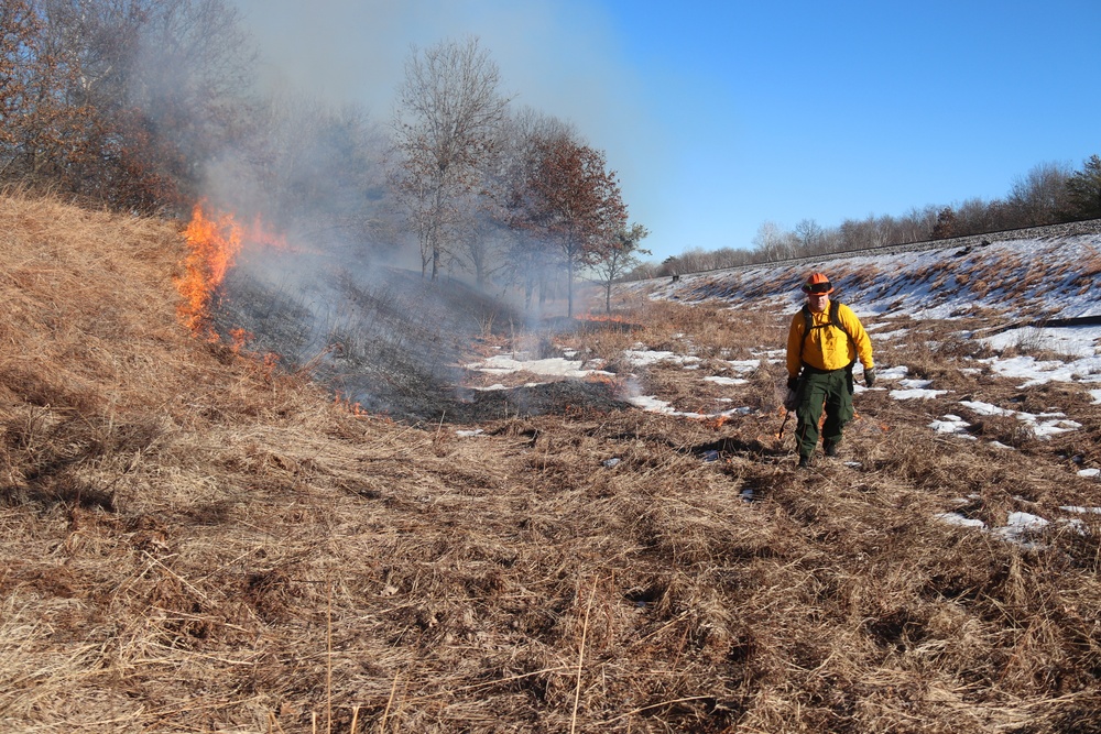 Fort McCoy holds 2023’s first prescribed burn at installation