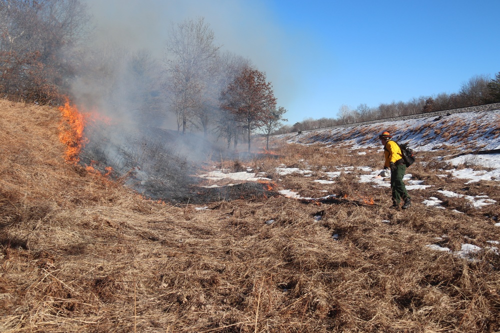 Fort McCoy holds 2023’s first prescribed burn at installation