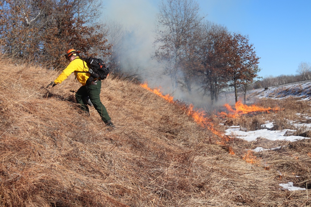 Fort McCoy holds 2023’s first prescribed burn at installation