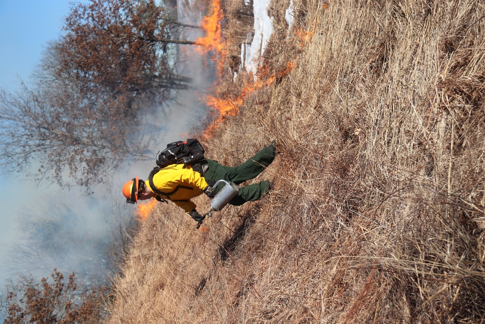 Fort McCoy holds 2023’s first prescribed burn at installation