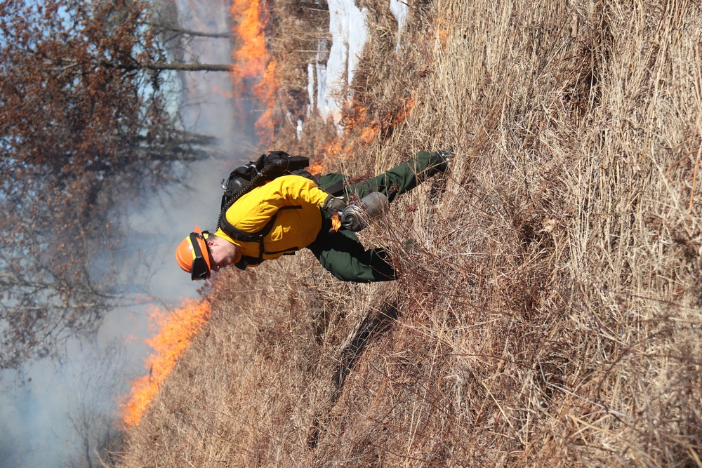 Fort McCoy holds 2023’s first prescribed burn at installation