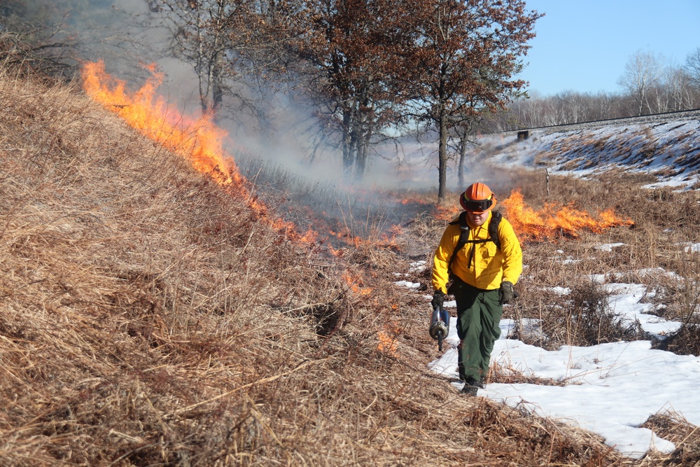 Fort McCoy holds 2023’s first prescribed burn at installation