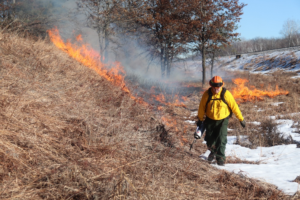 Fort McCoy holds 2023’s first prescribed burn at installation