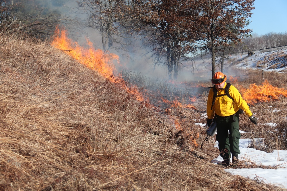 Fort McCoy holds 2023’s first prescribed burn at installation