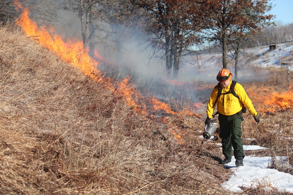 Fort McCoy holds 2023’s first prescribed burn at installation