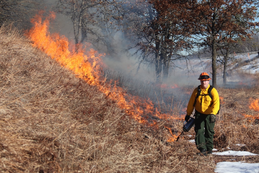 Fort McCoy holds 2023’s first prescribed burn at installation