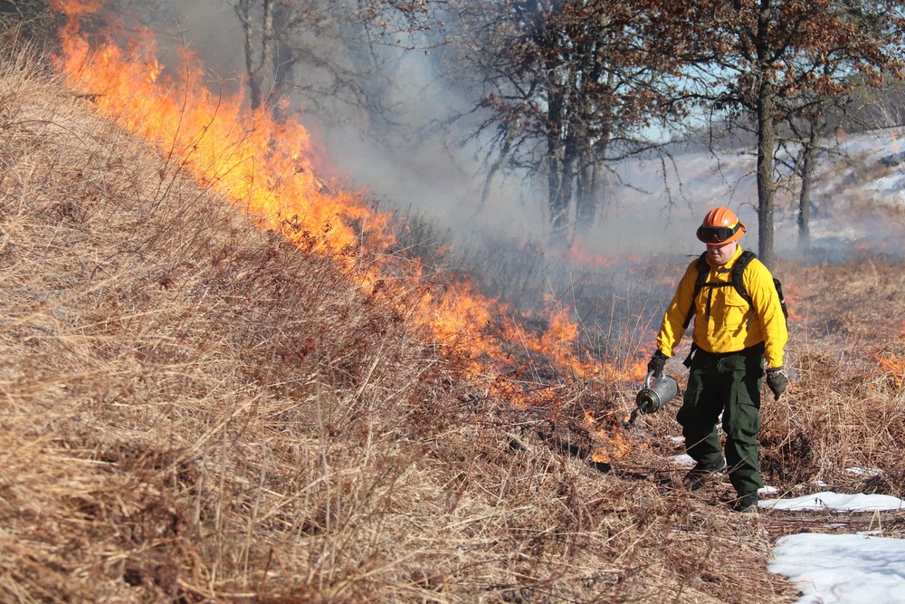 Fort McCoy holds 2023’s first prescribed burn at installation