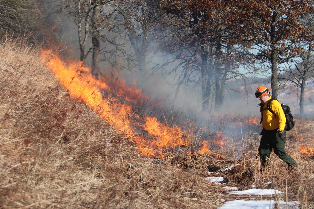 Fort McCoy holds 2023’s first prescribed burn at installation