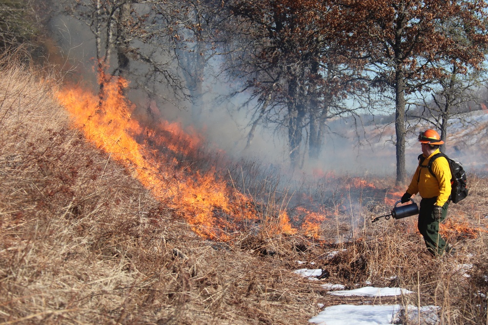 Fort McCoy holds 2023’s first prescribed burn at installation