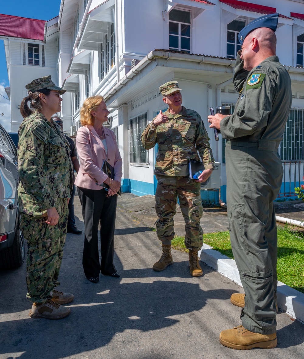 AFSOUTH commander visits Guyana for LAMAT opening ceremony