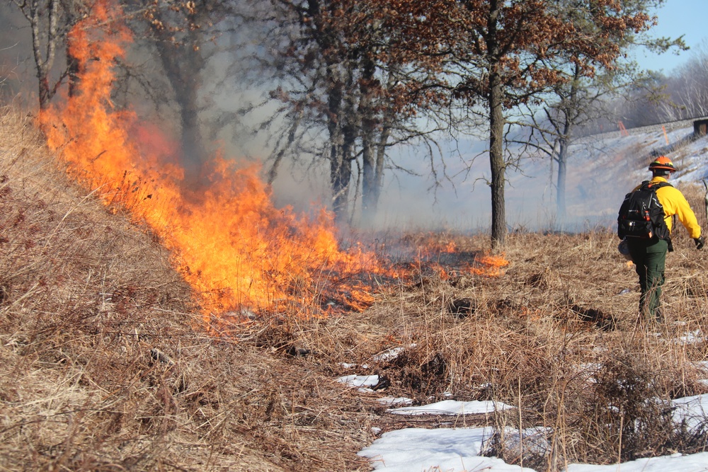 Fort McCoy holds 2023’s first prescribed burn at installation