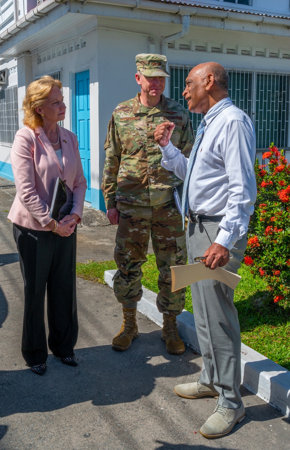 AFSOUTH commander visits Guyana for LAMAT opening ceremony