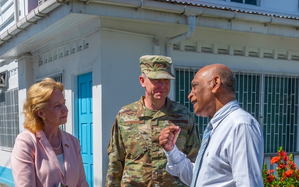 AFSOUTH commander visits Guyana for LAMAT opening ceremony