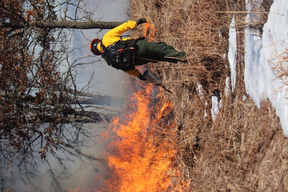 Fort McCoy holds 2023’s first prescribed burn at installation