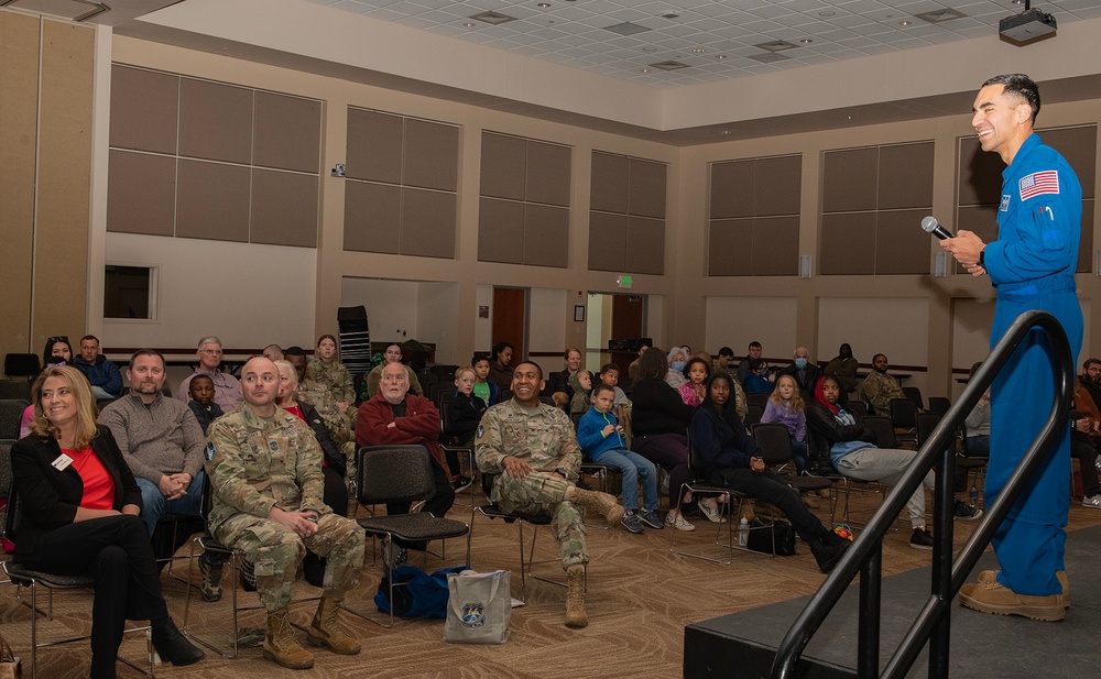 U.S. Air Force Astronaut Visits Buckley SFB